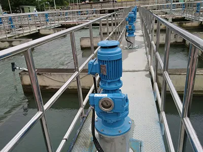 Cycloidal speed reducers for water treatment systems