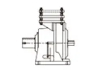 Double shaft with top motor mount