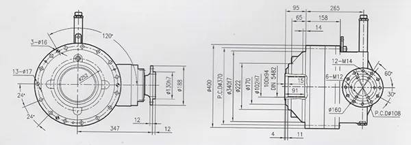 Planetary Speed Reducer for Concrete Mixers